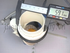 Bộ xả két nước bồn cầu tay gạt Phú Hải xanh