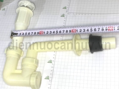 Bộ xi phông chậu rửa mặt August lật nhựa