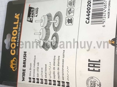 Bộ chổi đánh rỉ 5 món lắp máy khoan cầm tay