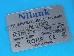 Bơm nước chìm dành cho bể cá, tiêu cảnh 25W xanh Nilank