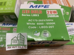 Bóng led bulb MPE đui xoáy 20W