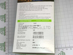 Bóng đèn led bulb tròn Rạng Đông 15W trắng