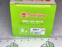 Bóng đèn led bulb tròn Rạng Đông 5W vàng