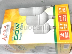 Bóng đèn trụ Asia 50w as trắng DOB50