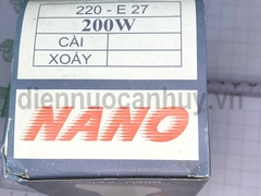 Bóng sợi đốt Nano đui xoáy E27 200W