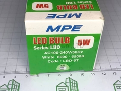 Bóng đèn led bulb tròn MPE 5W trắng