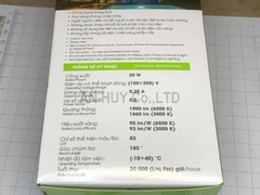 Bóng đèn led bulb trụ Rạng Đông 20W trắng