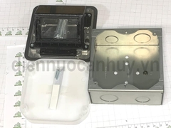 Bộ ổ cắm âm sàn Pana DUF1200LTK-1 mầu xám chưa có hạt