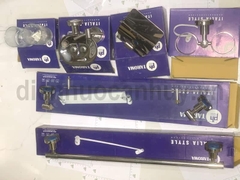 Bộ phụ kiện nhà tắm Taroma vỏ xanh 7 món