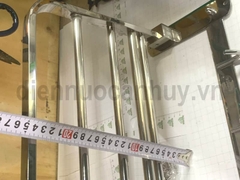Bộ vắt khăn kết hợp móc treo quần áo inox 304