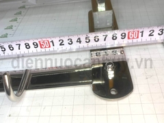 Bộ vắt khăn kết hợp móc treo quần áo inox 304