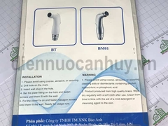 Bộ vòi xịt vệ sinh Baco - nhựa trắng