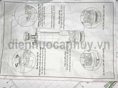Bộ xả nước bồn cầu 2 khối tay nhấn