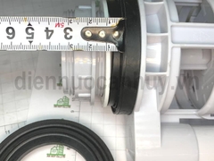 Bộ xả nước bồn cầu 2 khối tay nhấn inax DTF-514V M120088