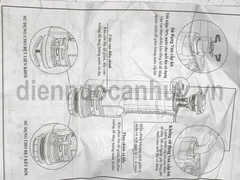 Bộ xả nước bồn cầu liền khối thấp tay nhấn