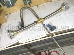 Bộ xi phông đôi chậu rửa bát inox 201