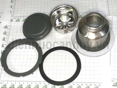 Bộ xi phông đôi chậu rửa bát inox 201