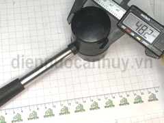 Búa đầu nhựa cao su Berrylion cán sắt dài 26cm. Dụng cụ gõ gạch ốp lát và lắp ráp nội thất chống trầy xước