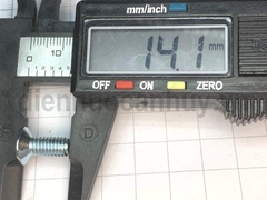 BL đầu côn 6x15 Bulong đầu bằng bake 4 cạnh