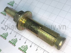 Bulong nở sắt dùng lắp ray thang máy M12x100 (áo ngắn)