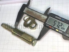 Bulong nở sắt dùng lắp ray thang máy M12x100 (áo ngắn)