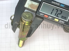 Bulong nở sắt dùng lắp ray thang máy M12x100 (áo ngắn)