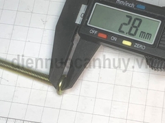 Bulong vàng bắt giường tủ M6x80 đầu rẹt lục giác