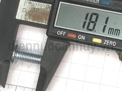 Bulong đầu dù bake M6x15