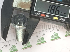 Bulong M12x40 sắt mạ trắng