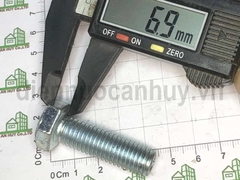 Bulong M12x40 sắt mạ trắng