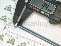 Bulong M6x80 sắt mạ