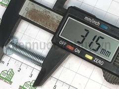 Bulong M8 dài 30mm sắt mạ (M8x30)