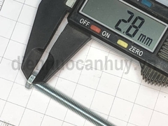 Bulong sắt mạ M5x60