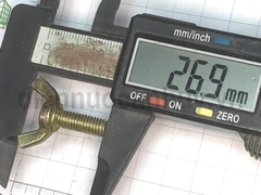 Bulong tai hồng M6x15 vàng
