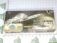 Bút lông dầu Thiên long PM04 Đỏ bé (hộp 10 cái)