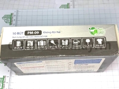 Bút lông dầu Thiên long PM09 to (xanh, đen, đỏ) (hộp 10 cái)