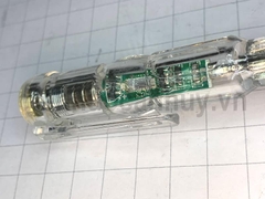 Bút thử điện thông mạch nhựa trong báo led