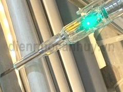 Bút thử điện thông mạch nhựa trong báo led