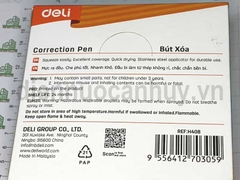 Bút xóa to Deli H408 12ml