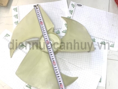 Cánh quạt cục nóng điều hòa ngược chiều 400x119 lỗ 6mm
