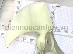 Cánh quạt cục nóng điều hòa ngược chiều 400x119 lỗ 6mm