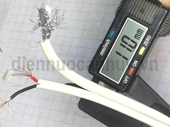 Cáp đồng trục liền dây nguồn camera Sino trắng