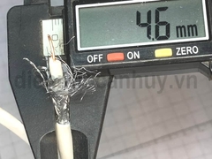 Cáp đồng trục liền dây nguồn camera Sino trắng