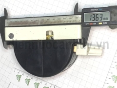 Cầu dao 30A 2P đảo chiều đế sứ Vinakip đen