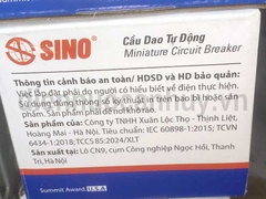 Cầu dao tự đông sino 1 cực 32A (1P32A)