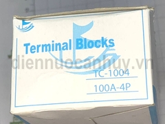 Cầu đấu TC-1004 100a-4P dạng khối 140x55x40mm