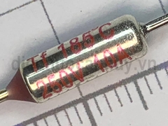 Cầu chì nồi cơm điện 10A 185 độ bọc sắt kim loại
