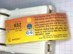 Cầu dao 60A 3P đế sứ Ominsu trắng