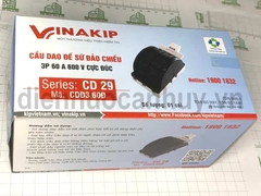 Cầu dao đế sứ đảo chiều Vinakip 3P 60A