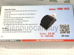 Cầu dao đế sứ đảo chiều Vinakip 3P 60A